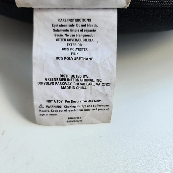 Memory Foam U Shaped Travel Sleep Pillow Head Back Neck Support Cushion Black 11 - Picture 6 of 7